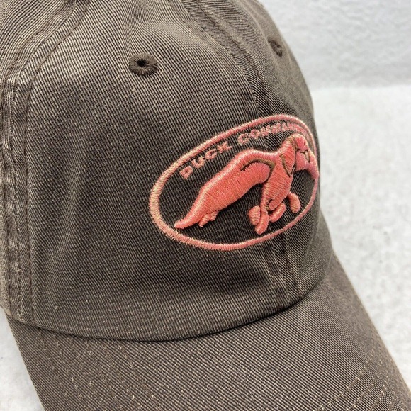 Duck‎ Commander Baseball Hat Womens Strap Back Brown Pink Hunting Outdoors OSFM - Picture 3 of 9